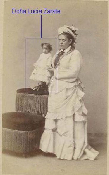 Lucia Zarate (1864-1890) - była atrakcją Cyrku Osobliwości. Przy wzroście 50,8 cm ważyła 2,27 kg