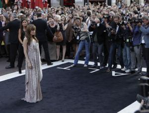 Angelina Jolie na londyńskiej premierze Salt