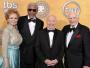 Amerykańscy aktorzy: Ernest Borgnine z żoną Tovą, Morgan Freeman i Tim Conway