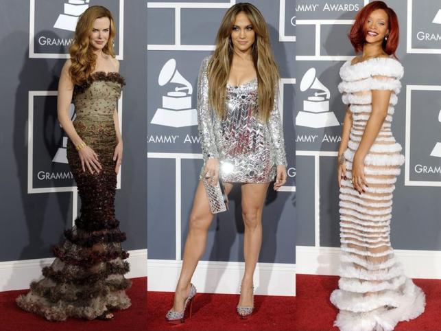 Kreacje gwiazd na rozdaniu Grammy 2011