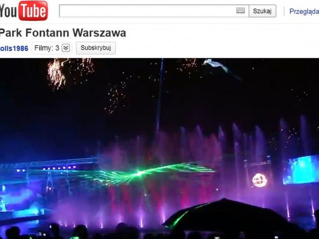 Otwarcie Parku Fontann w Warszawie