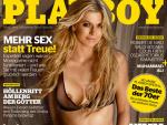 Windsurferka w prześwitującym bikini w najnowszym numerze Playboya