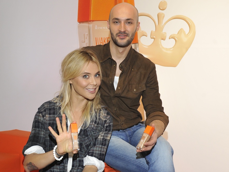 Maja Sablewska na śniadaniu prasowym poświęconym promocji nowego podkładu marki Rimmel "Wake Me Up"