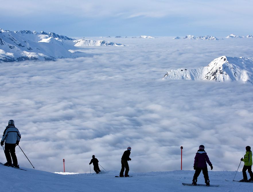 Morze mgły, Arosa w Szwajcarii