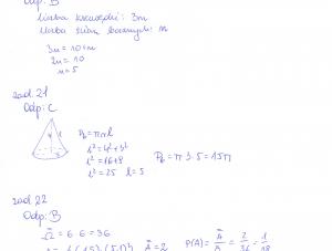 Rozwiązania zadań maturalnych z matematyki 2013