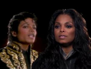 Michael i Janet Jackson w "We Are The World"