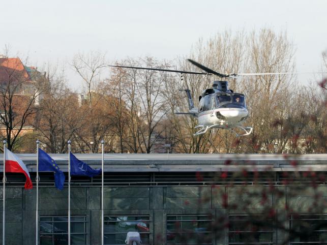 Prezydencki śmigłowiec wozi Pierwszą Damę