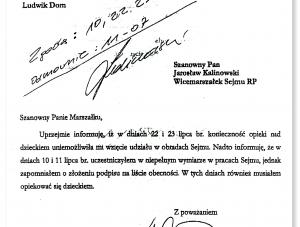 Usprawiedliwienie Ludwika Dorna