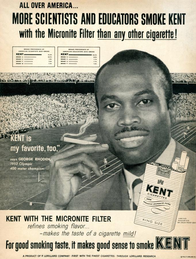 Papierosy "Kent", rok 1960