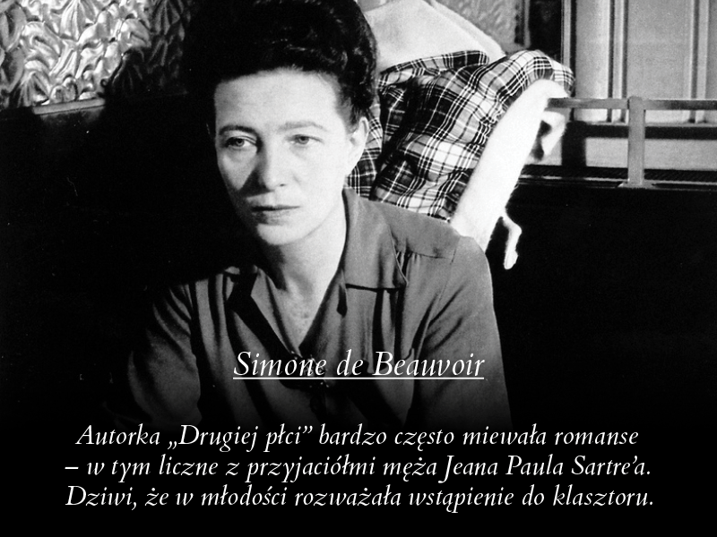 Simone de Beauvoir / "Sekretne życie pisarzy" / Waszawskie Wydawnictwo Literackie MUZA SA