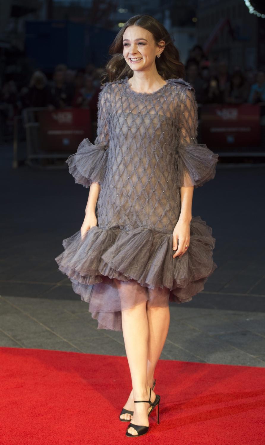 Carey Mulligan na premierze "Sufrażystki" w Londynie