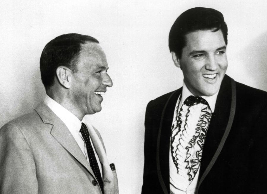 Frank Sinatra i Elvis Presley w 1965 roku