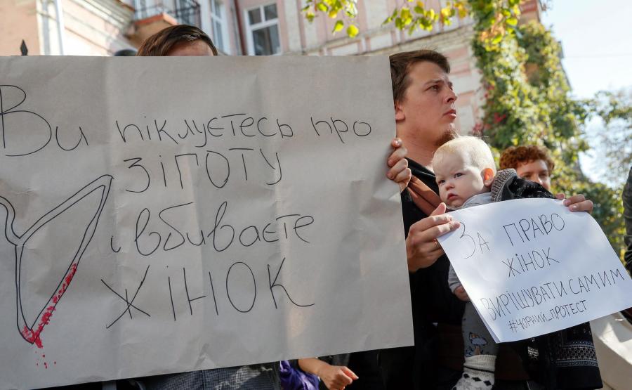 Protest na Ukrainie