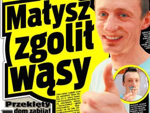 Małysz zgolił swoje wąsy!